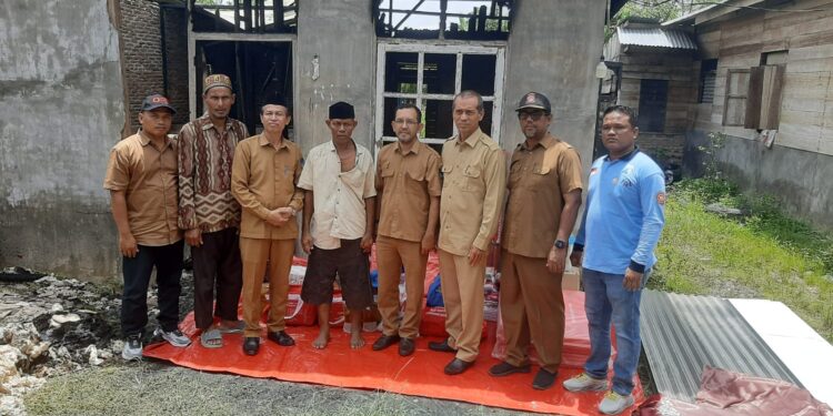 Pemko Langsa Salurkan Bantuan untuk Korban Kebakaran di Gampong Kapa