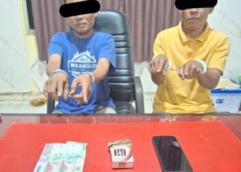 Tim Mata Elang Sat Resnarkoba Polres Kuansing Ungkap Kasus Narkotika, Dua Pengedar Ditangkap