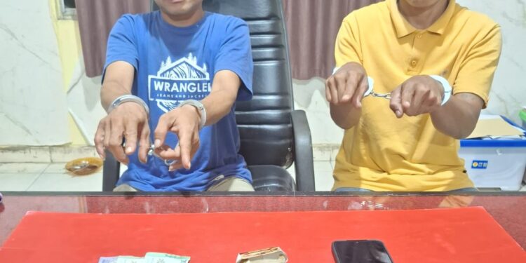 Tim Mata Elang Sat Resnarkoba Polres Kuansing Ungkap Kasus Narkotika, Dua Pengedar Ditangkap