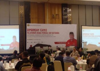 Bimbingan Teknis Pelayanan Usaha Mineral Batubara Bersama Anggota DPR RI komisi VII Kepada Pemegang IUP Di Sumsel