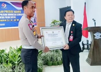Ditlantas Polda Sulsel Raih Presisi Award Dari LEMKAPI Atas Pengembangan ETLE Nasional