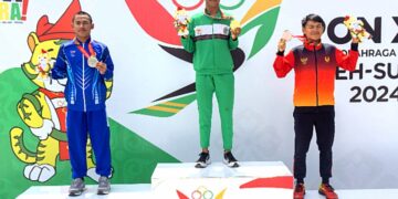 Tim Sumut Berhasil Raih Emas Di Road Race 70 KM Jarak Pendek Putra, Tebing Hingga Parapat