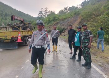 Pasca Tanah Longsor, Ruas jalan Gayo Lues – Aceh Timur Kembali Lancar