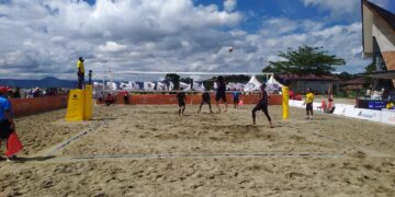 Venue Voli Pantai PON XXI Aceh-Sumut Unik Di Caldera Toba