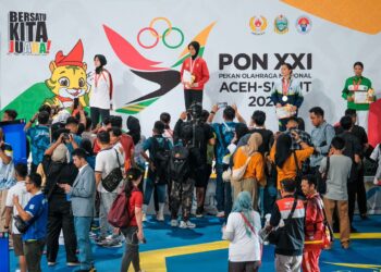 Atlet Taekwondo Polri Koleksi Emas, Perak Dan Perunggu Di PON XXI Aceh Sumut