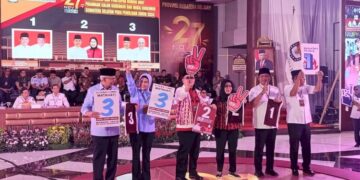 Pengundian Nomor Urut Gubernur Dan Wakil Gubernur Sumsel Tahun 2024