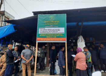 Berkekuatan Hukum Tetap, Pengadilan Negeri Takengon Melakukan Sita Eksekusi Terhadap Putusan Objek Pasar Inpres