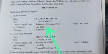 Telak!! Diduga Bintang Kandidat Pilkada 2024 Subulussalam, Bukan Garis Keturunan Orang Aceh