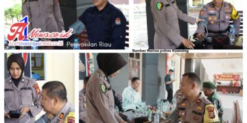Subsatgas Dokkes Polres Kuansing Gelar Patroli Kesehatan Dan Pelayanan Medis Operasi Mantap Praja Lancang Kuning