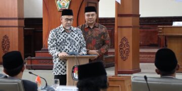 Calon Bupati Dan Wakil Bupati Jalur Independen Nomor Urut 2 Irmansyah- Azza Afri Saufa Memaparkan Visi Misi
