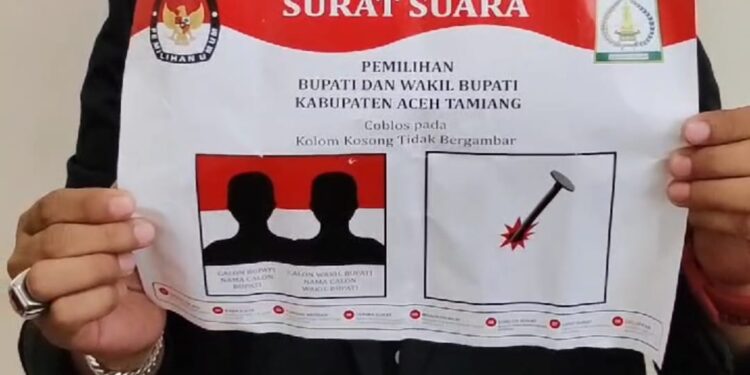 Provokasi Pilih Kotak Kosong Dan Propaganda APH Diminta Segera Tindak Tegas