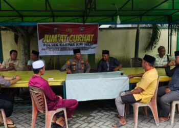 Curhat Bersama Polsek Kampar Kiri Hilir, Ini Harapan Masyarakat Kelurahan Sungai Pagar 