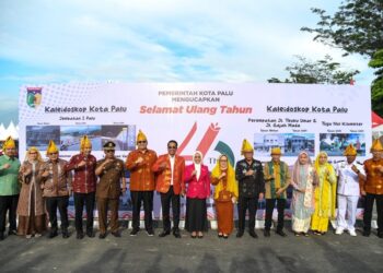 Hadiri HUT Ke-46 Kota Palu, Menkumham Dorong Kesadaran Hukum di Masyarakat