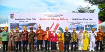 Hadiri HUT Ke-46 Kota Palu, Menkumham Dorong Kesadaran Hukum di Masyarakat