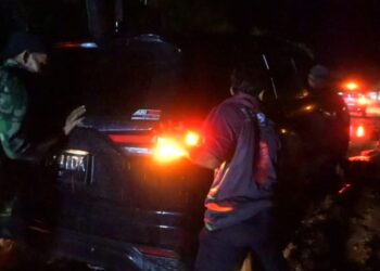 Kunjungan Kandidat 01 Ke Desa Sintuban Makmur, Akses Jalan Jadi Sorotan