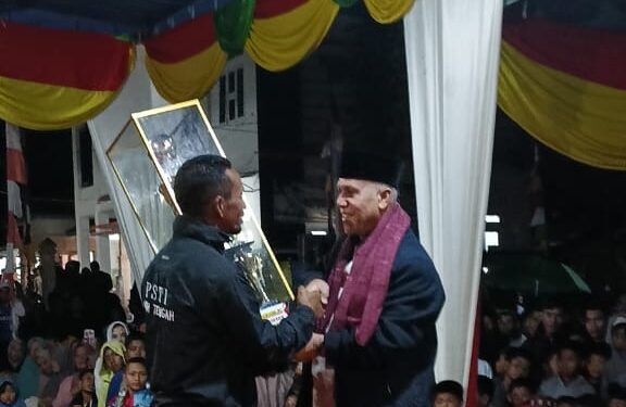 Calon Bupati Shabela Abu Bakar Hadiri Penutupan Turnamen Sepakbola KNPI Cup I Kecamatan Bintang