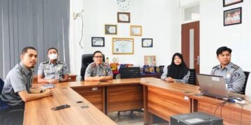 Kepala Kantor Imigrasi Takengon Hamdani  Mengikuti Kegiatan Upacara Sertijab JPT Madya Kemenkumham RI