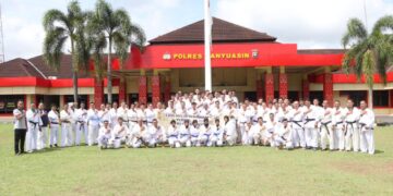 Ujian Beladiri Polri Untuk Kenaikan Pangkat