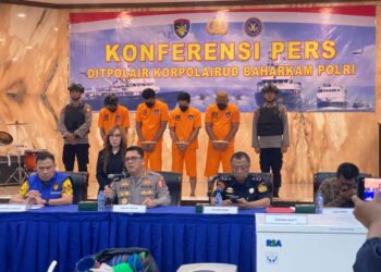 Ditpolair Baharkam Polri Amankan 4 Pelaku Penyelundupan 134 Ribu Baby Lobster Di Banten