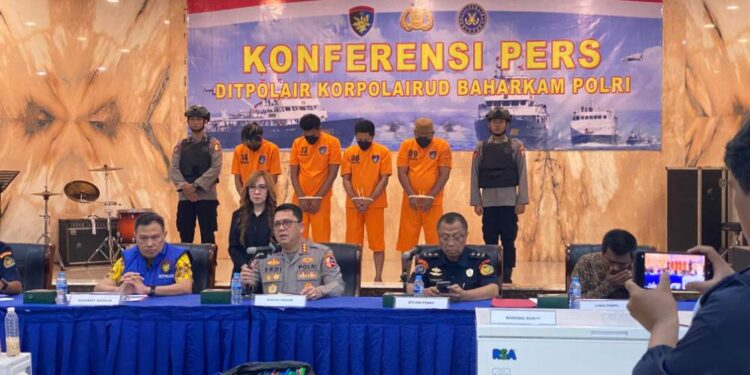 Ditpolair Baharkam Polri Amankan 4 Pelaku Penyelundupan 134 Ribu Baby Lobster Di Banten