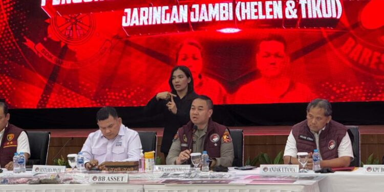 Bareskrim Polri Ungkap Jaringan Narkoba Wilayah Jambi H Dan DS