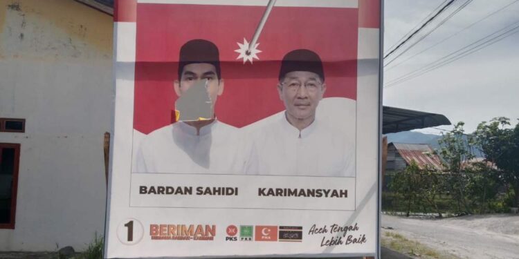 Perusakan Baliho “Beriman” Meluas, Rahmah Ketiara : La Tahzan Jangan Bersedih, Paslon Sebelah Mulai Panik