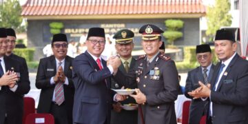 Kapolres Banyuasin Mengikuti Upacara Peringatan Hari Sumpah Pemuda Ke 96