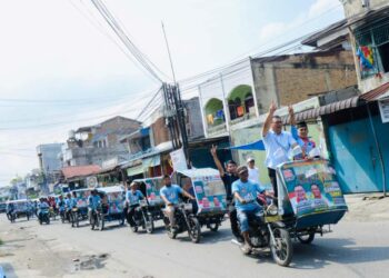 Mengendarai Betor, Dr. Asri Ludin Tambunan Terapkan Program Jumpa Dia dan ATK Di Mandala