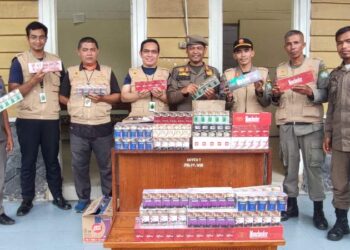 Selamatkan Uang Negara, Satpol PP Aceh Tengah Bersama Bea Cukai Berhasil Sita Rokok Ilegal