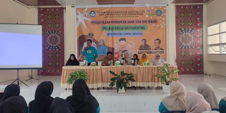 Disdikbud Aceh Tengah Bidang PAUD Dan PNF Gelar Kegiatan Parenting Untuk Mencegah Stunting