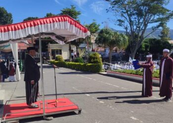 Upacara Memperingati Hari Santri Ke 10 Kabupaten Aceh Tengah Berlangsung Khidmat