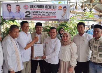 Cawagub Fadhullah Kukuhkan Tim Pemenangan Dek Fadh Center Kabupaten Aceh Tengah