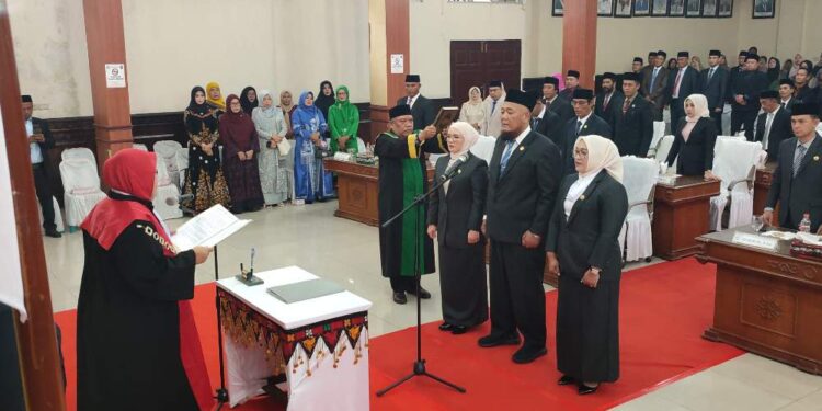 Sidang Paripurna Pengangkatan Pimpinan DPRK Aceh Tengah Periode 2024 – 2029