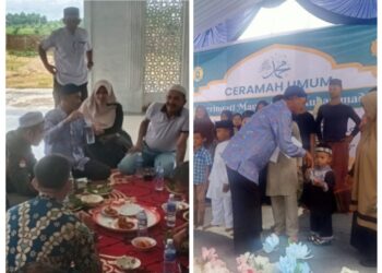 Gampong Pondok Pabrik Menggelar Perayaan Maulid Nabi Besar Muhammad SAW dan Santuni Anak Yatim