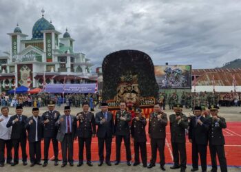 Kepala Rutan Takengon Menghadiri Upacara Peringatan HUT TNI Ke-79