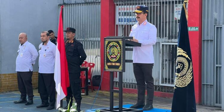 Rutan Takengon Melaksanakan Apel Bersama Kakanwil Kemenkumham Aceh