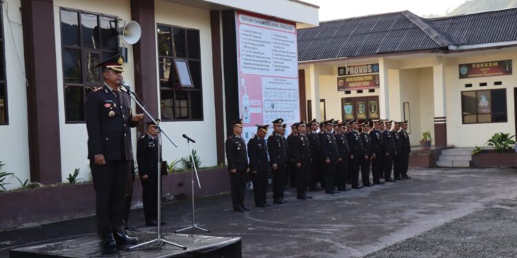 Polres Aceh Tengah Gelar Upacara Hari Kesaktian Pancasila 