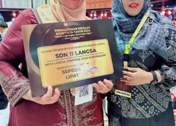 Mewakili Provinsi Aceh SDN 11 Langsa Raih Penghargaan Adiwiyata Mandiri 2024