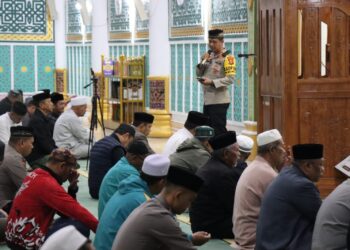 Safari Subuh Di Masjid Ruhama, Kapolres Aceh Tengah : Jaga Kamtibmas Dan Saling Menghargai Perbedaan 