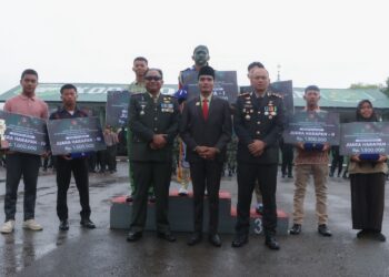 Peringatan HUT TNI Ke-79 di Kodim 0104/Atim: Upacara Khidmat, Kolaborasi Forkopimda, dan Bhakti Sosial Menguatkan Tali Persaudaraan