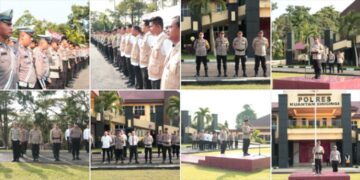 Kapolres Kuansing Pimpin Apel Akbar Polisi RW, Wujudkan Kamtibmas Jelang Pilkada 2024