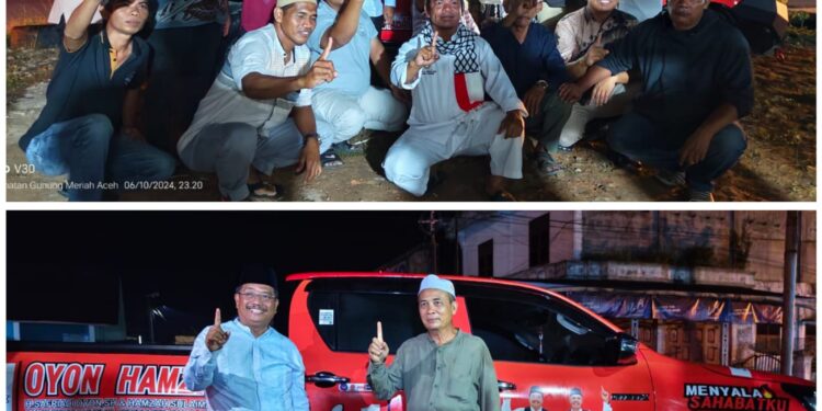 Bukti Dukung Kemenangan Oyon-Hamzah, Tokoh Masyarakat Sumbangkan Mobil Operasional 