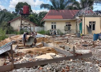 Pembangunan Aula Pukesmas Longkib Diduga Mangkrak Dan Tidak Siap Sesuai Kontrak Kerja