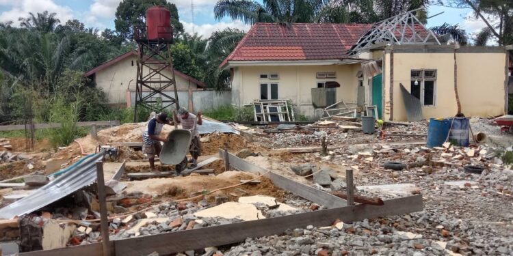 Pembangunan Aula Pukesmas Longkib Diduga Mangkrak Dan Tidak Siap Sesuai Kontrak Kerja