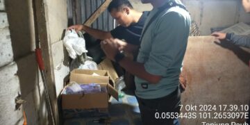Polsek Singingi Hilir Tertibkan Tempat Pembakaran Emas Ilegal Di Desa Tanjung Pauh