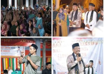 Komitmen Oyon-Hamzah Pada Silaturahmi Di Simpang Kanan