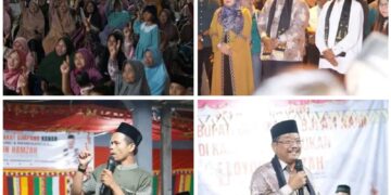 Komitmen Oyon-Hamzah Pada Silaturahmi Di Simpang Kanan