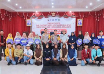 Polres Kampar Gelar Sosialisasi Keselamatan Lalu Lintas dan Lomba Karya Jurnalistik