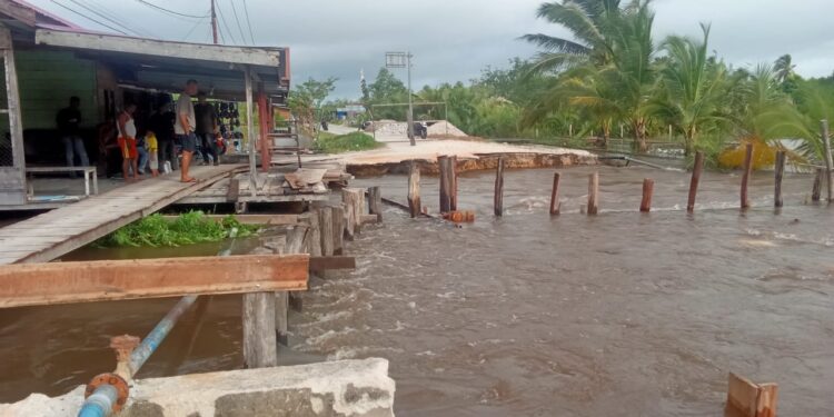 Tingginya Intensitas Hujan dan Banjir Kiriman Sejumlah Wilayah Aceh Singkil Terdampak