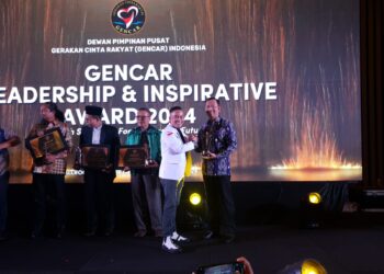 M. Raimon Lauri AR. S.STP. M.Si Salah Satu Penerima Gencar Leadership Award 2024